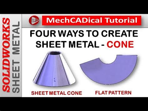 how to roll a cone in sheet metal|how to layout a cone.